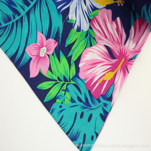 100% rayon spun viscose with popular print
